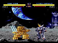 une photo d'Ã©cran de Mighty Morphin Power Rangers (Megadrive) sur Sega Megadrive